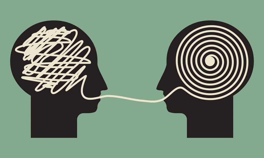 Coaching illustration to clear your mind