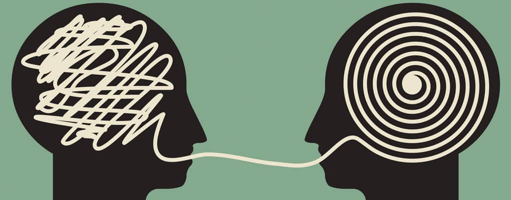 Coaching illustration to clear your mind